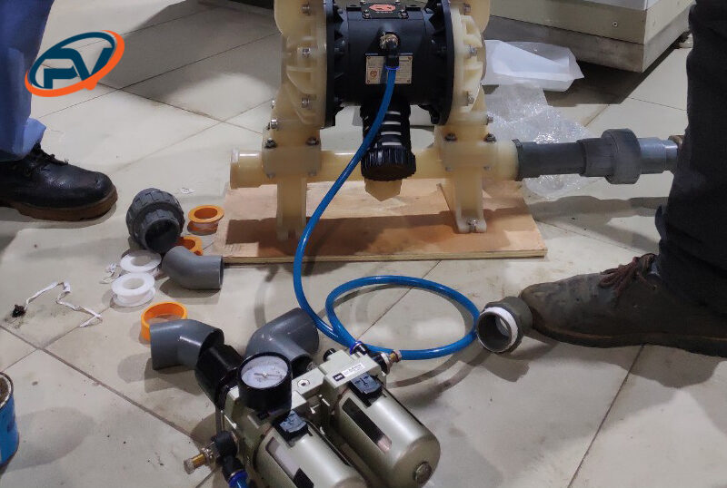 máy bơm màng thân nhôm model QBY3- 40L