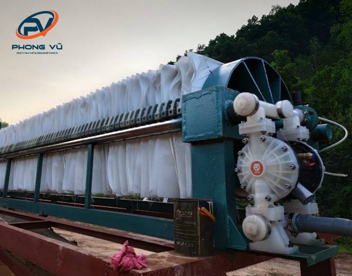 Lắp đặt máy bơm màng hóa chất tại khu công nghiệp Bình Xuyên