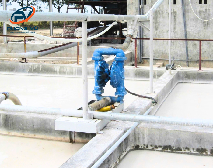 Lắp đặt máy bơm màng gốm sứ