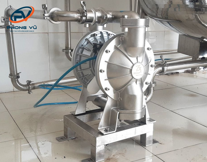 Lắp đặt máy bơm màng thực phẩm