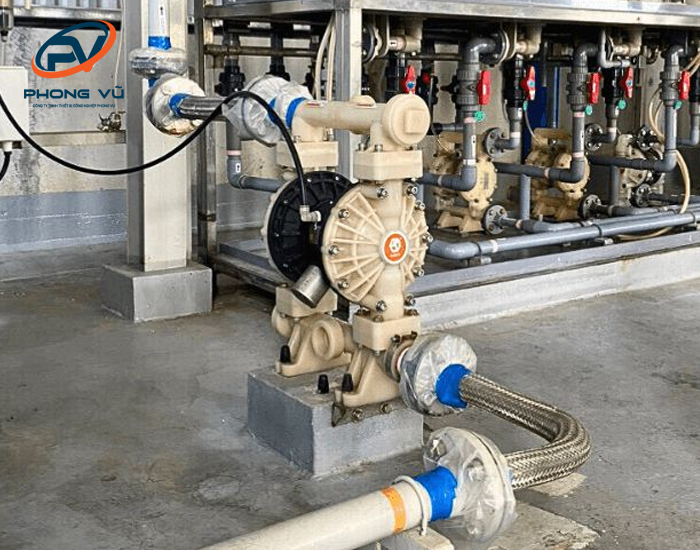 Lắp đặt máy bơm màng hóa chất