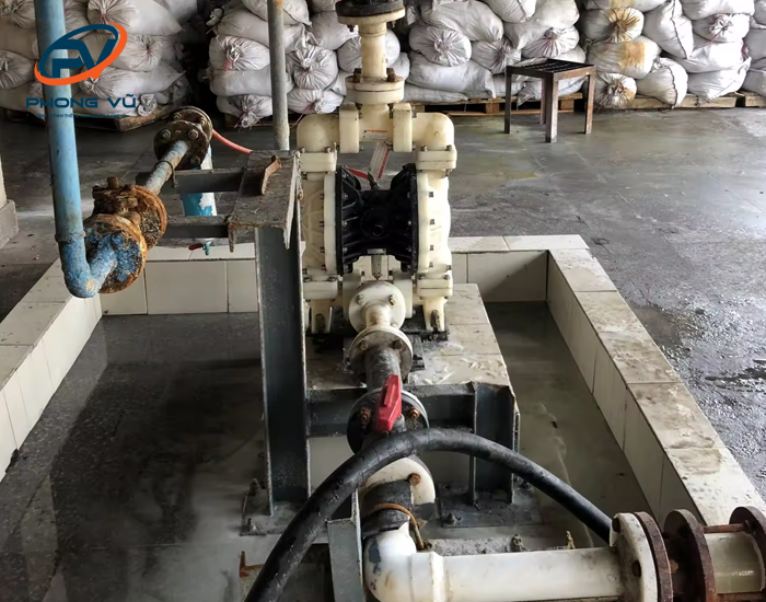Lắp đặt máy bơm màng mực in tại nhà máy in ấn