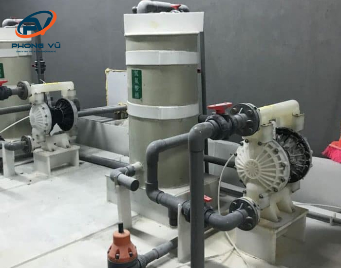 Lắp đặt máy bơm màng mực in tại nhà máy in ấn