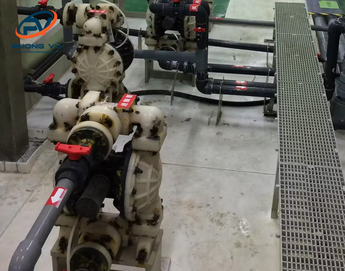 Lắp đặt máy bơm màng mực in tại nhà máy in ấn