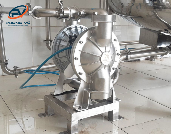 Lắp đặt máy bơm màng thực phẩm