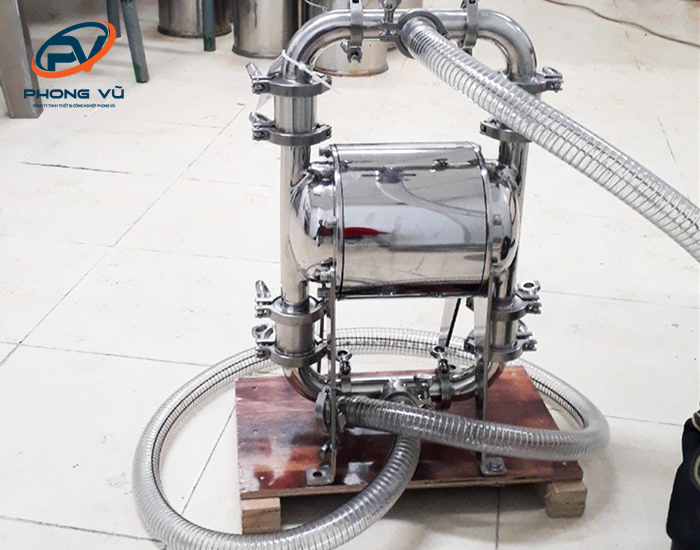 Lắp đặt máy bơm màng bột