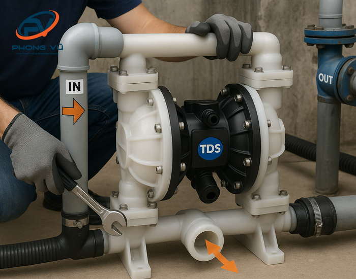 Ứng dụng máy bơm màng TDS