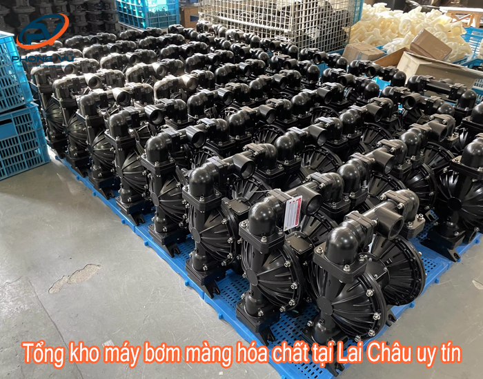 Tổng kho máy bơm màng hóa chất tại Lai Châu