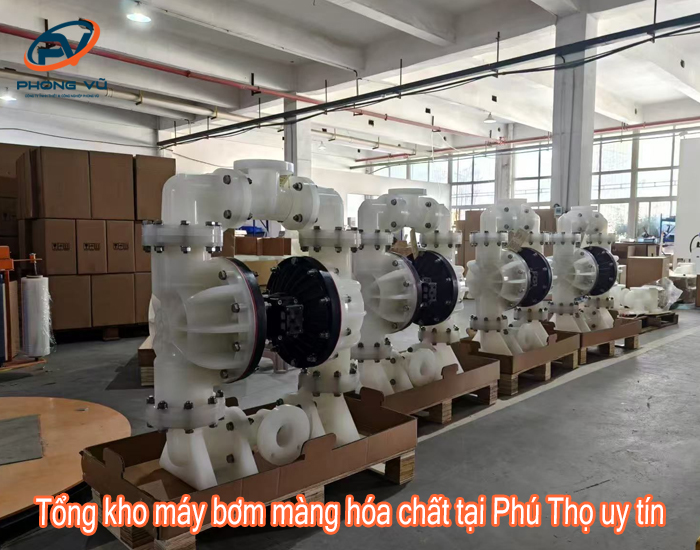 Tổng kho máy bơm màng hóa chất tại Phú Thọ