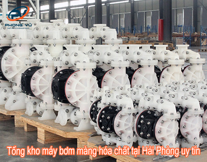 Tổng kho máy bơm màng hóa chất tại Hải Phòng
