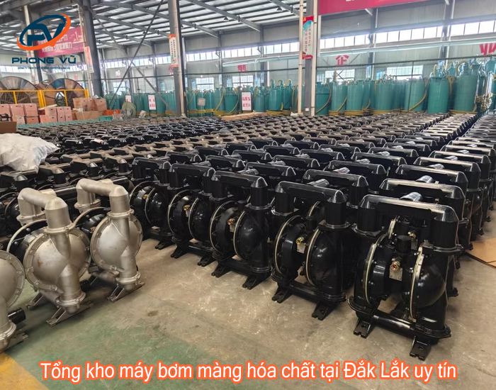 Tổng kho máy bơm màng hóa chất tại Đắk Lắk