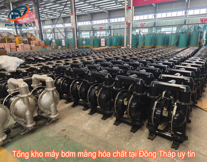 Tổng kho máy bơm màng hóa chất tại Đồng Tháp