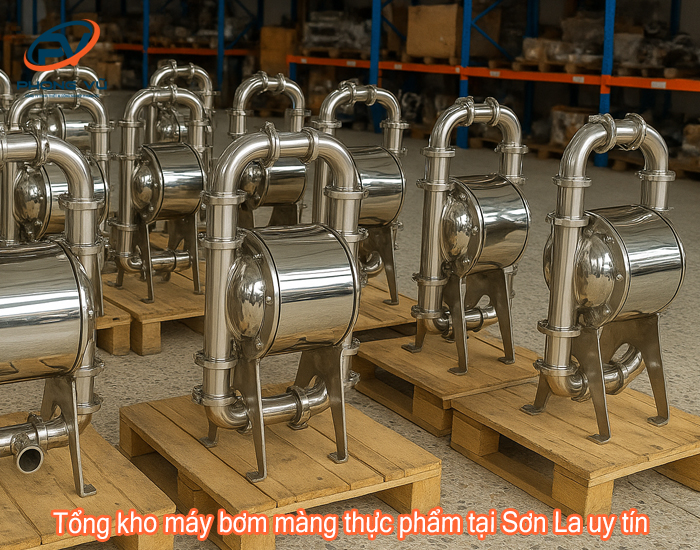 Tổng kho máy bơm màng thực phẩm tại Sơn La