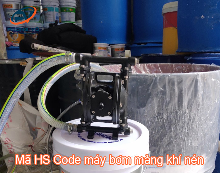 HS Code máy bơm màng khí nén