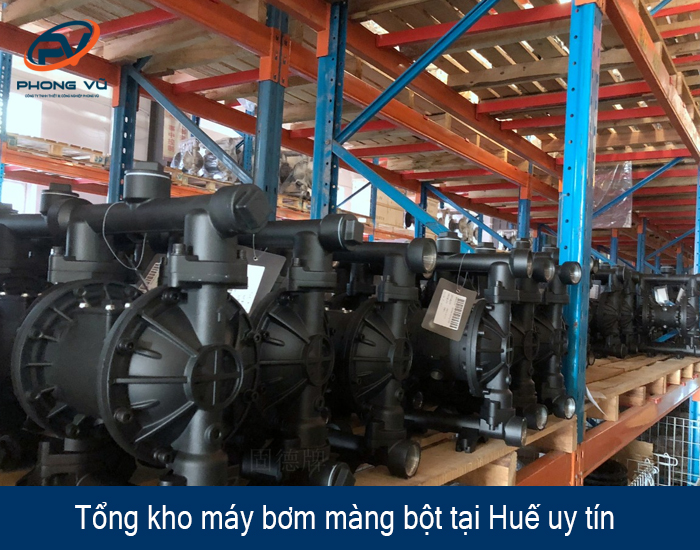 máy bơm màng bột tại Huế