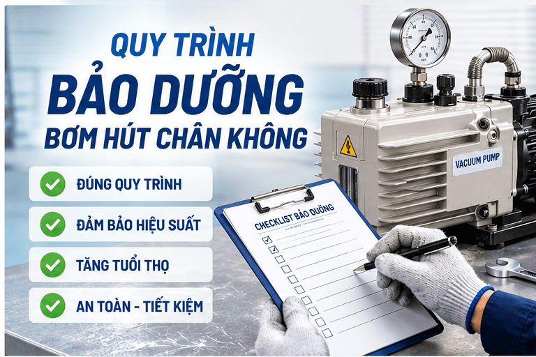 bảo dưỡng bơm hút chân không