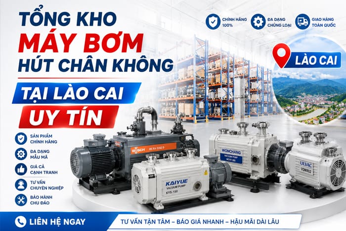 máy bơm hút chân không tại Lào Cai