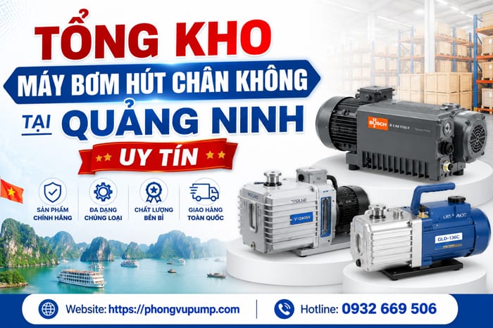 máy bơm hút chân không tại Quảng Ninh