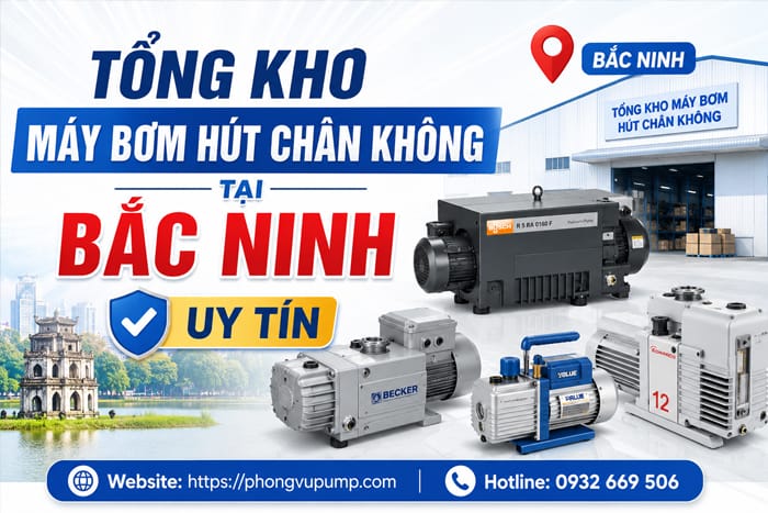 máy bơm hút chân không tại Bắc Ninh