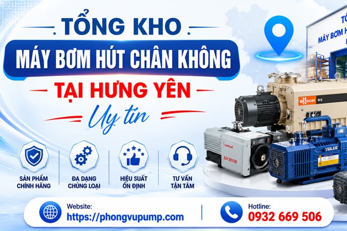 máy bơm hút chân không tại Hưng Yên
