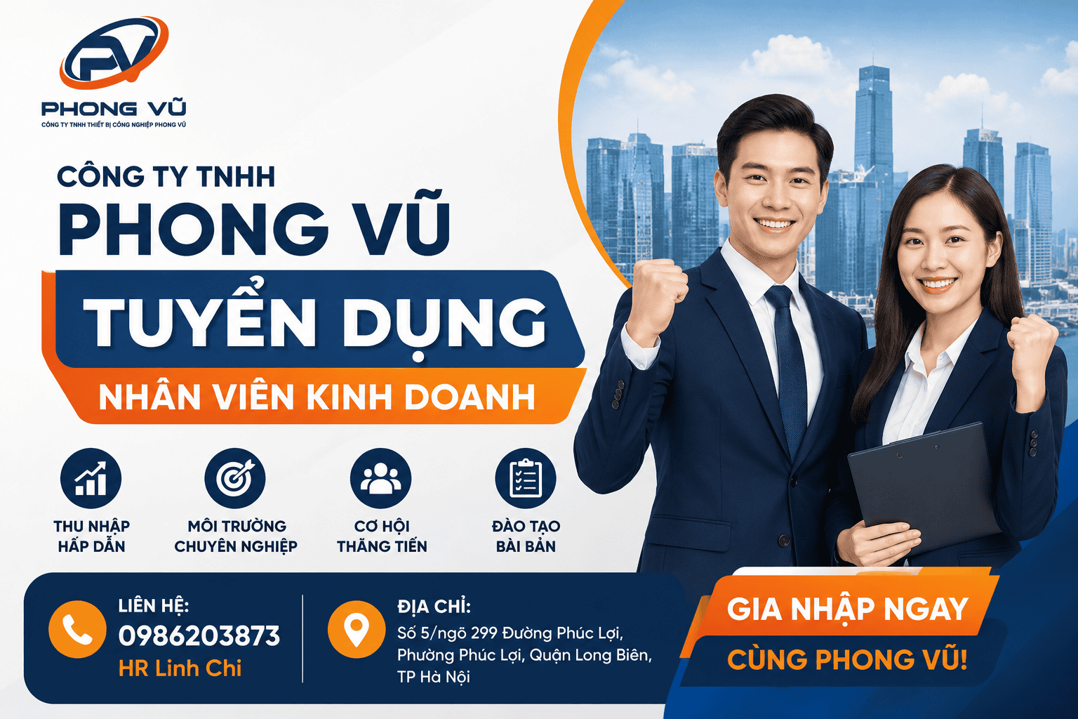 TUYỂN DỤNG NHÂN VIÊN KINH DOANH