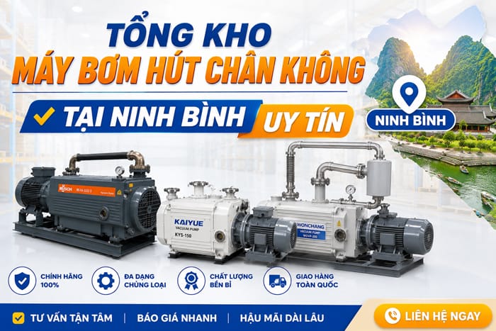 Tổng kho máy bơm hút chân không tại Ninh Bình uy tín